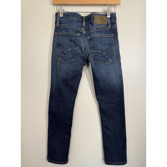 BKE Aaron Men's Jeans Size 26S Teen Boy Dark Wash Denim Buckle Slim Straight EUC - Picture 5 of 12